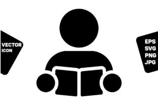Education Icon Vector Student Avatar Graphics