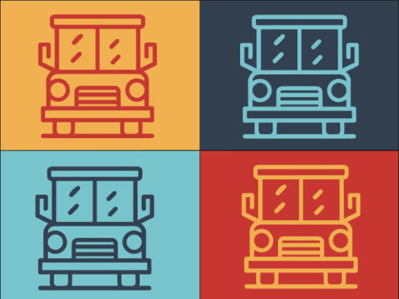 Inclusive Education School Bus Graphics