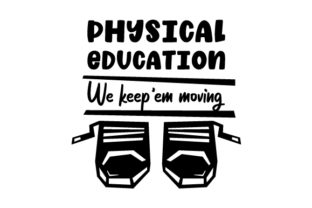 Physical Education We Keep em Moving Crafts for School Projects