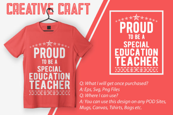 Proud to Be a Special Education Teacher Graphics