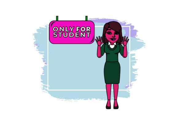 Teacher Education School Brush Layout Graphics
