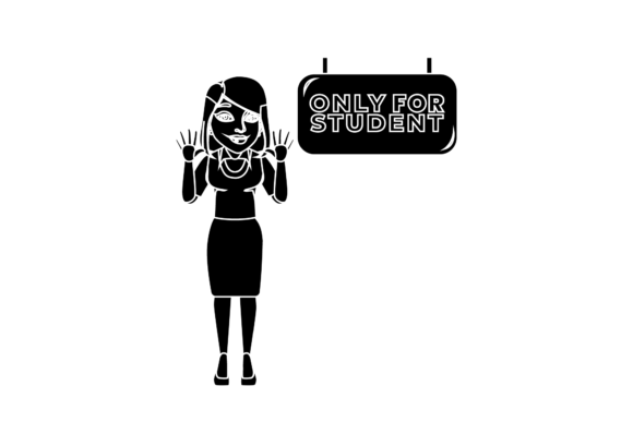 Teacher Education School Silhouette Graphics Freebies